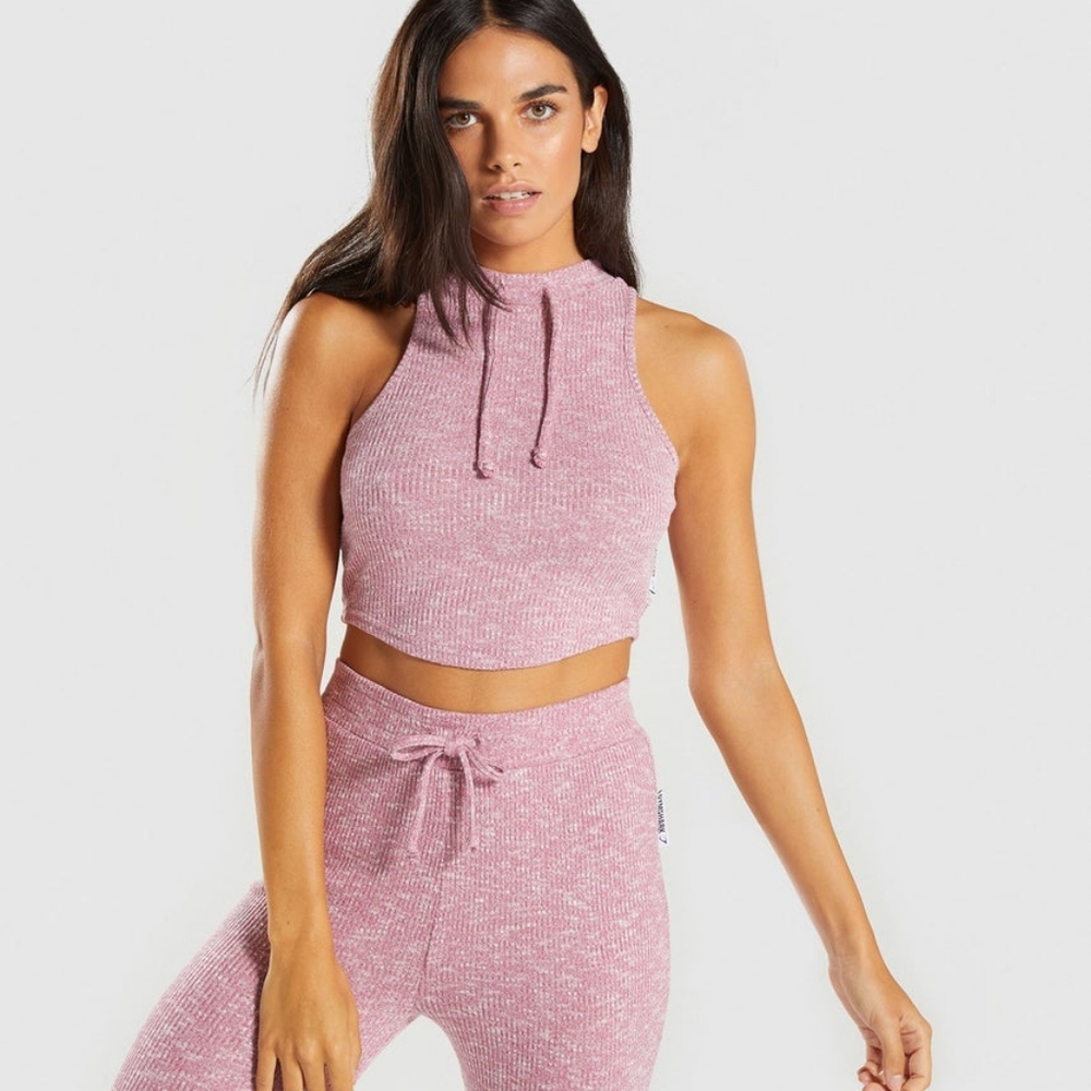 Gymshark Slounge Set Dusty Pink Marl